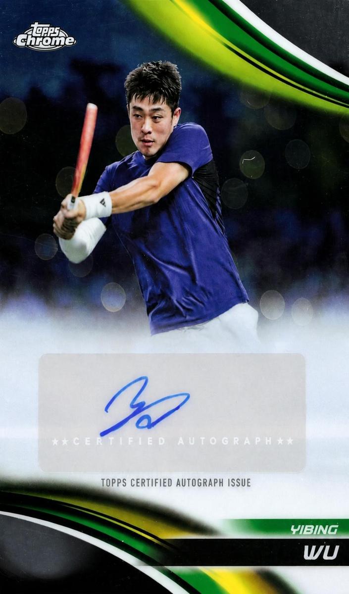 2025 Topps Chrome Tennis Yibing Wu #CA-YWU