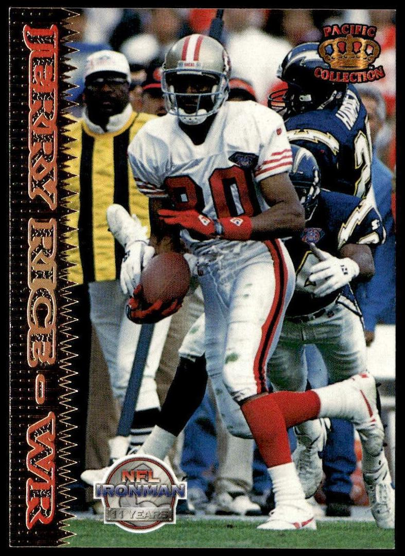 1995 Pacific Football Jerry Rice #27 PSA 8.5