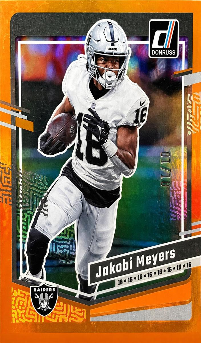 2023 Panini Donruss Football Jersey Number Jakobi Meyers #177