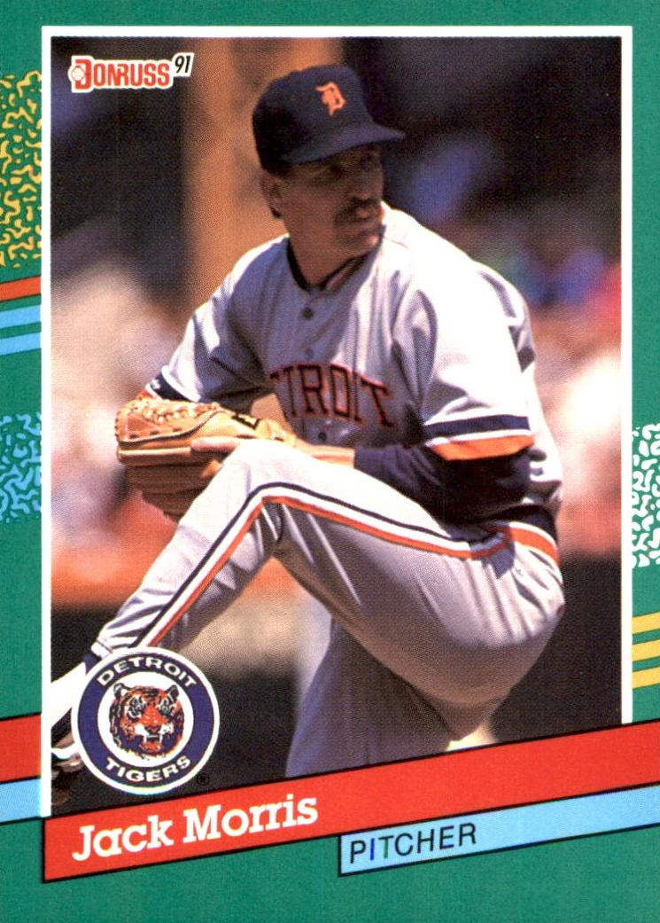 1991 Donruss Baseball Jack Morris #492