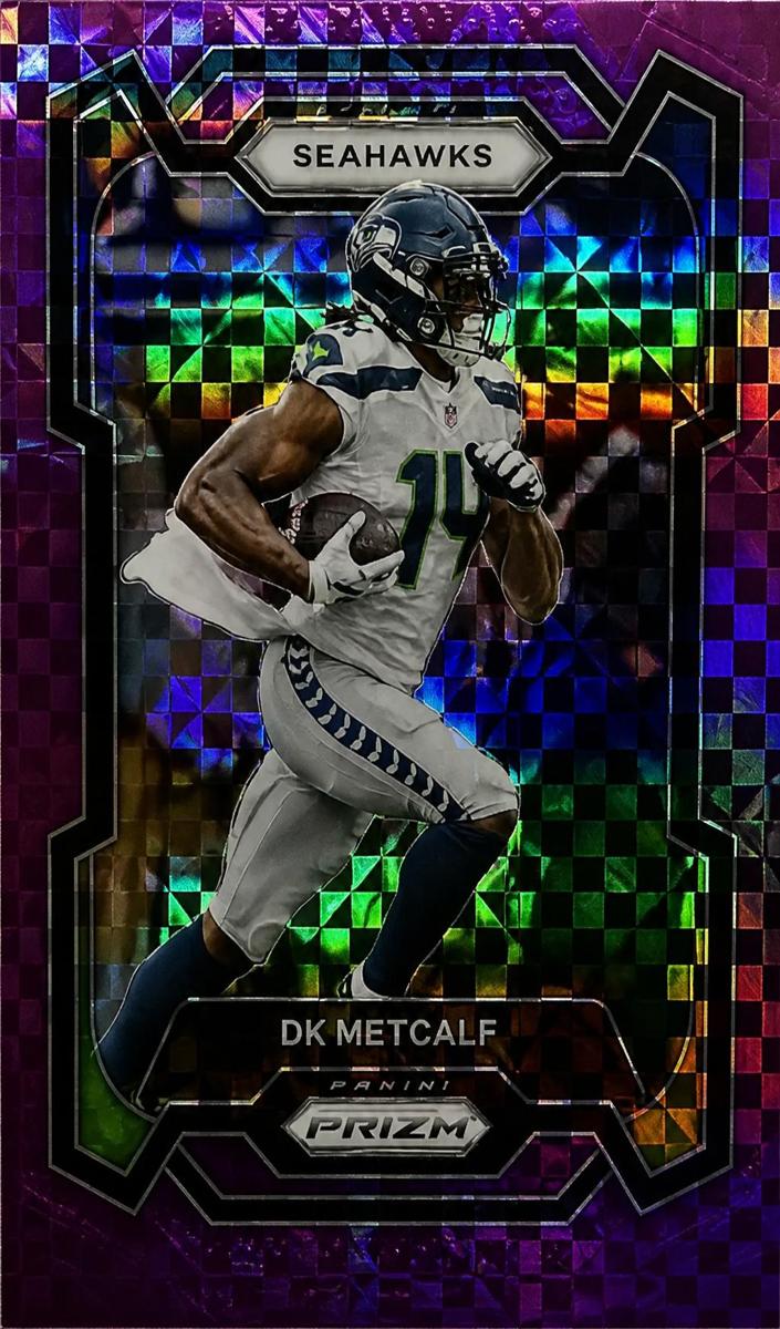 2023 Panini Prizm Football Purple Power DK Metcalf #257