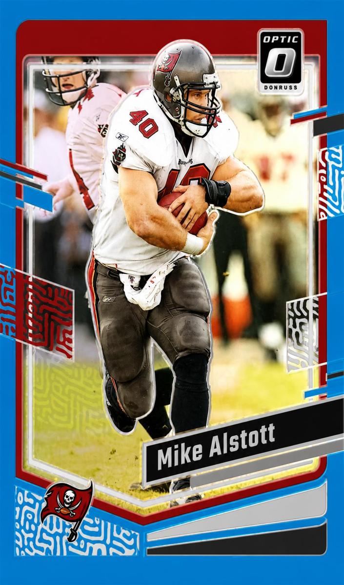 2023 Donruss Optic Football Aqua Mike Alstott #185
