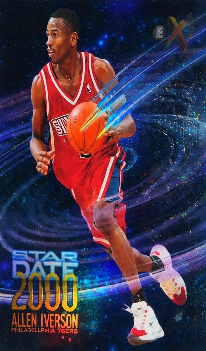1996 Skybox E-X2000 Basketball Allen Iverson #7