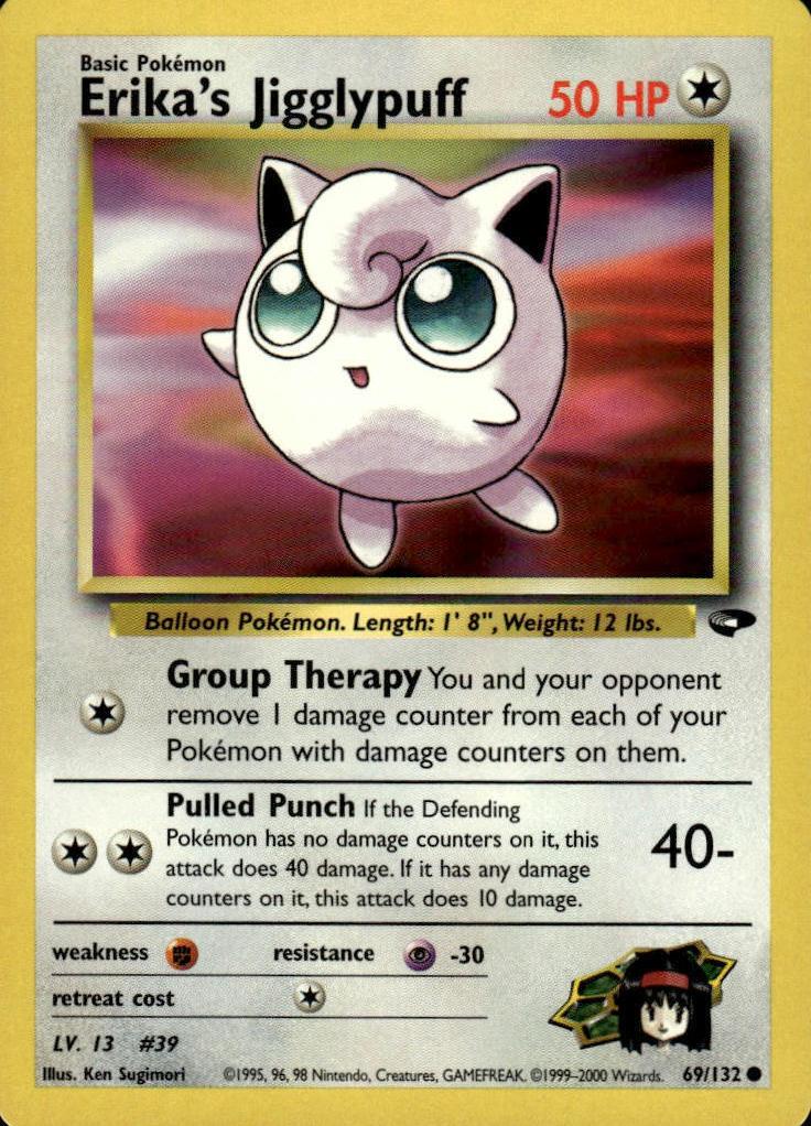 2000 Pokemon Gym Challenge Erika's Jigglypuff #69