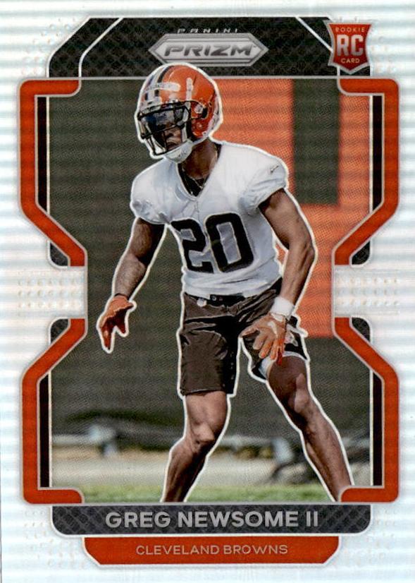 2021 Panini Prizm Football Silver Greg Newsome II #376 PSA 9