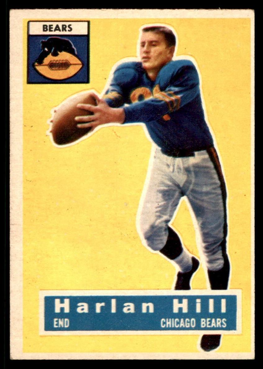 1956 Topps Football Harlan Hill #59 PSA 7