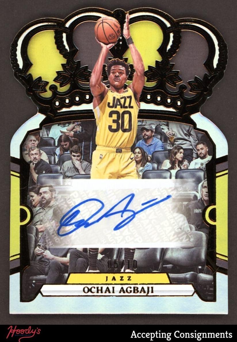 2023 Panini Crown Royale Basketball Gold Ochai Agbaji #CA-OCH