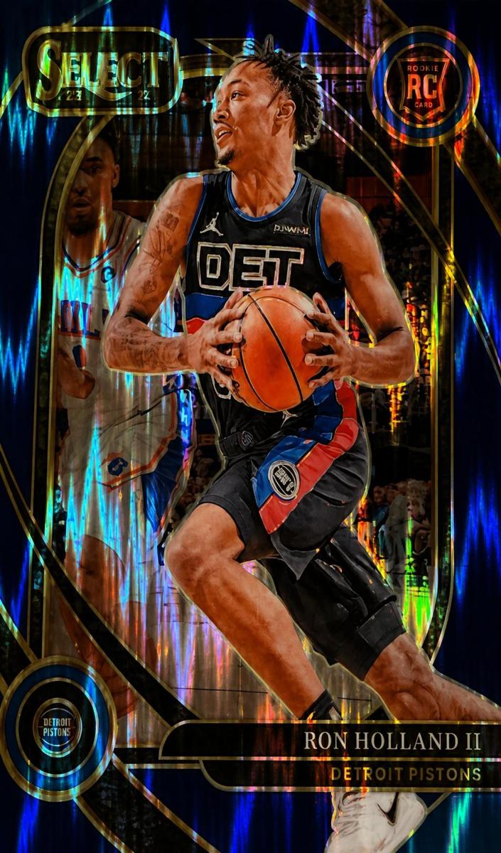 2024 Panini Select Basketball Blue Flash Ron Holland II #275
