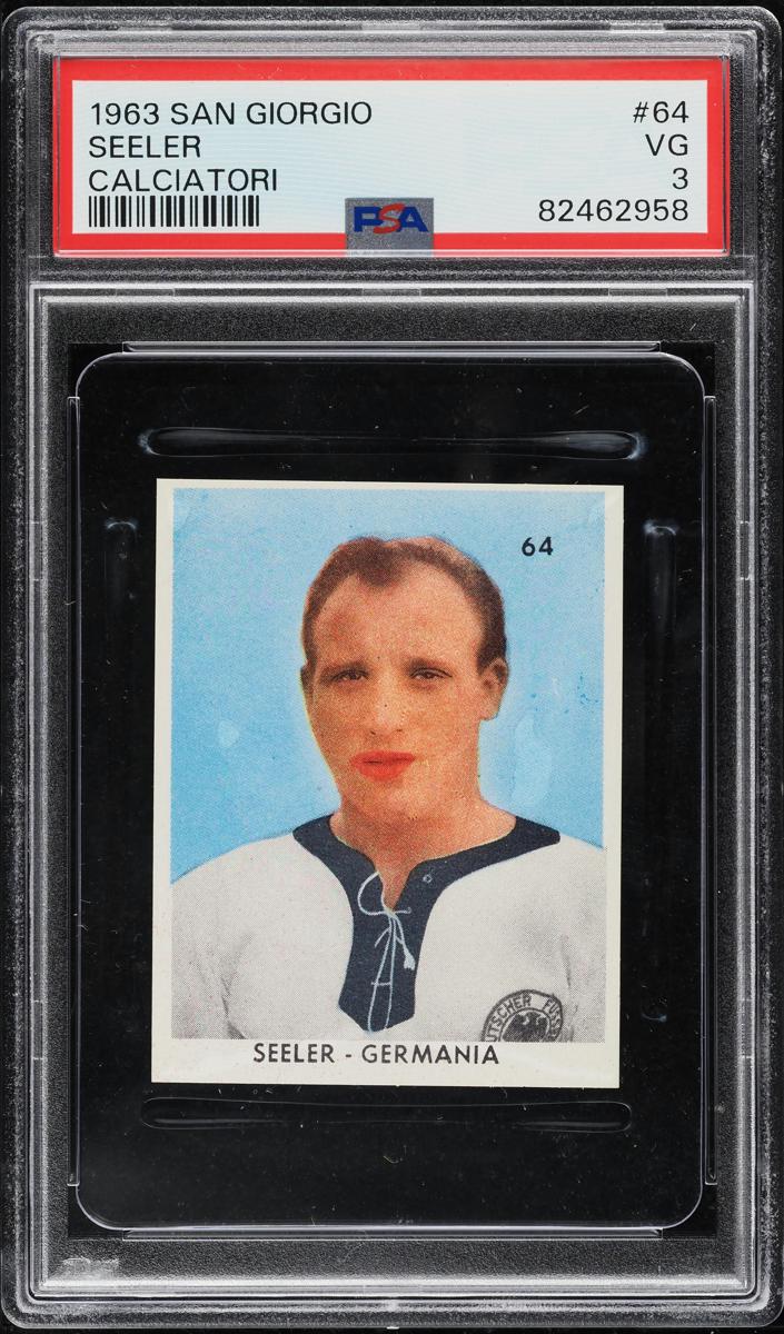 1963 San Giorgio Calciatori DI Tutto IL Mondo Soccer Seeler #64 PSA 2.5
