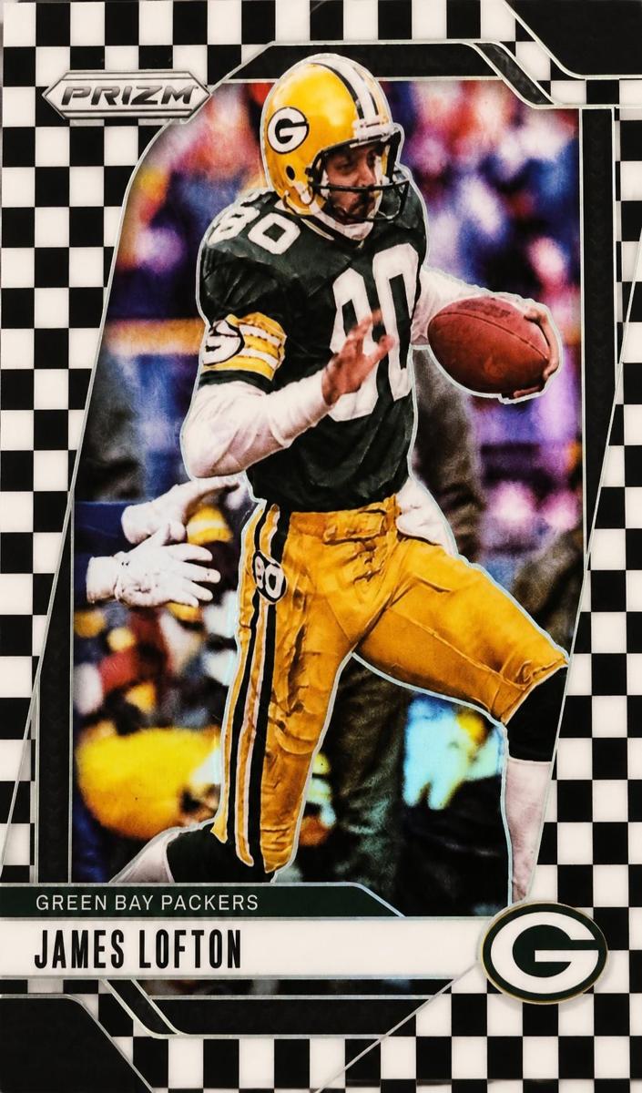 2024 Panini Prizm Football Black and White Checker James Lofton #109