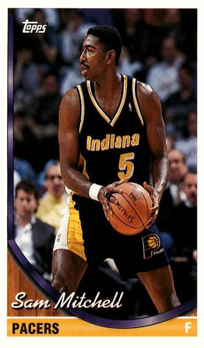 1993 Topps Basketball Sam Mitchell #162