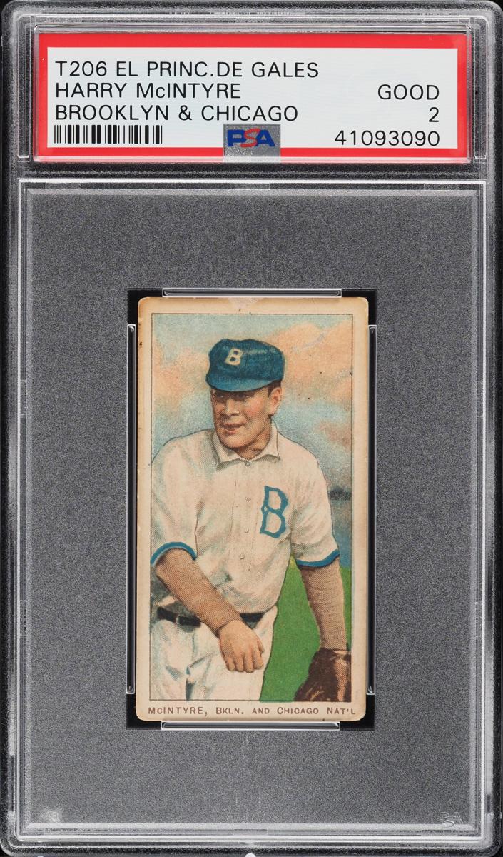 1909-11 T206 Baseball Brooklyn Harry McIntire #NNO