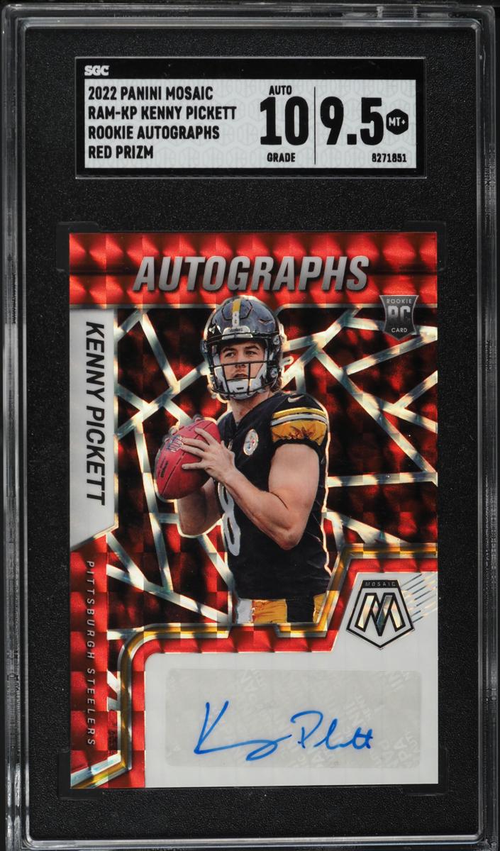 2022 Panini Mosaic Football Red Kenny Pickett #RAM-KP