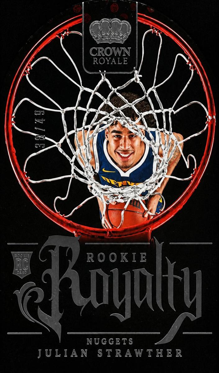 2023 Panini Crown Royale Basketball Blue Julian Strawther #37