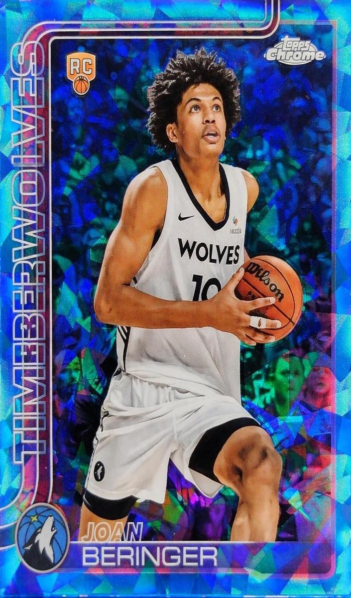 2025 Topps Chrome Sapphire Basketball Joan Beringer #267 PSA 10