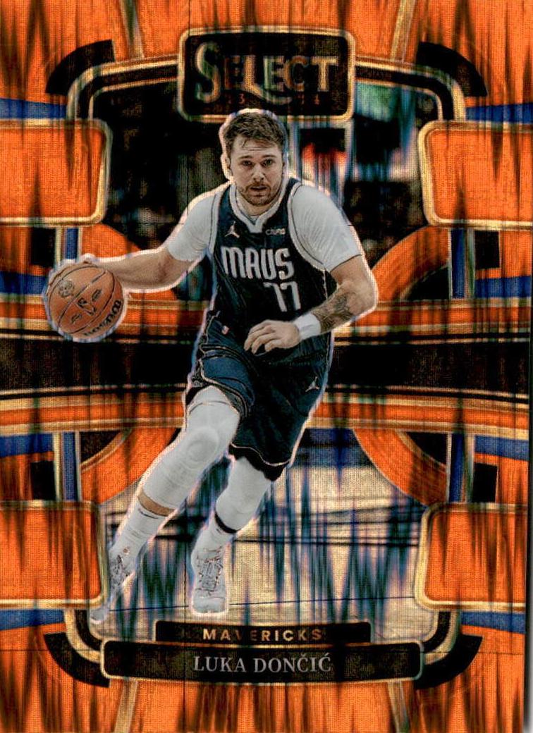 2022 Panini Select Basketball Orange Flash Luka Doncic #51