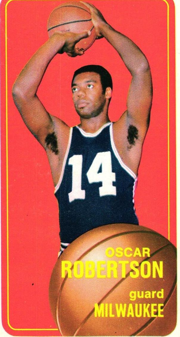 1970 Topps Basketball Oscar Robertson #100