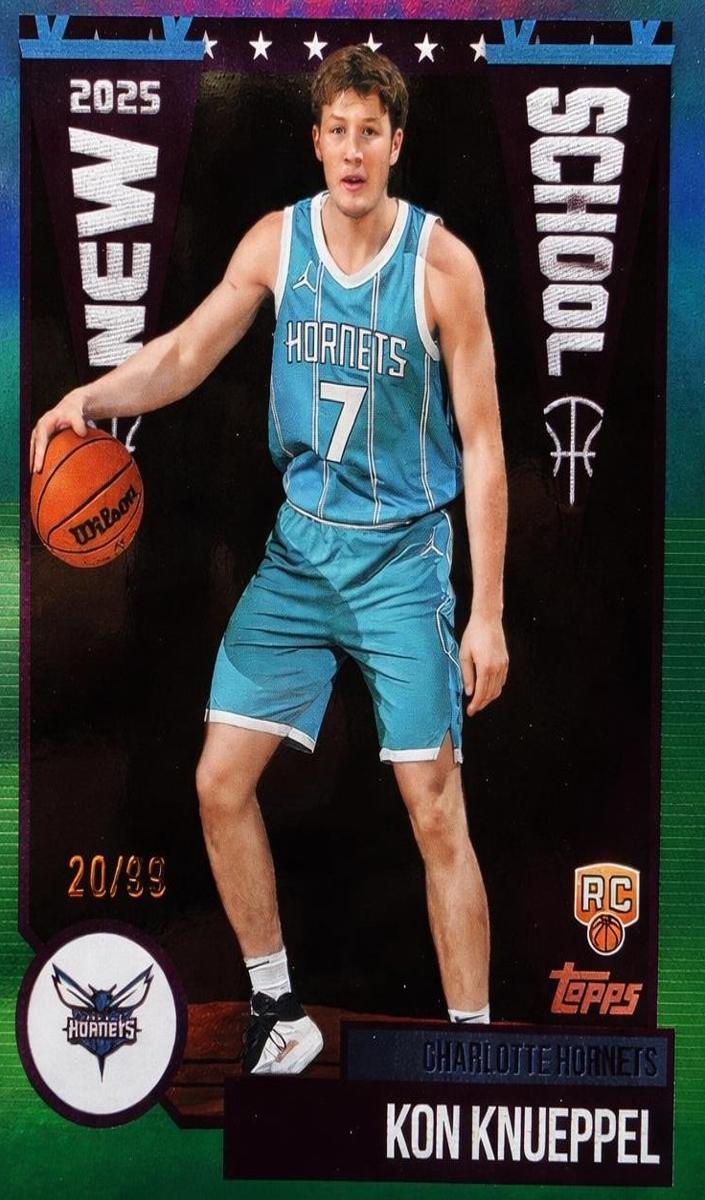 2025 Topps Basketball Green Rainbow Kon Knueppel #NS-4