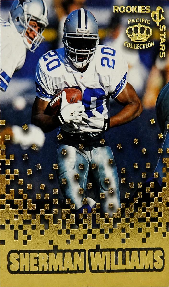 1995 Pacific Triple Folders Football Sherman Williams #RS-11