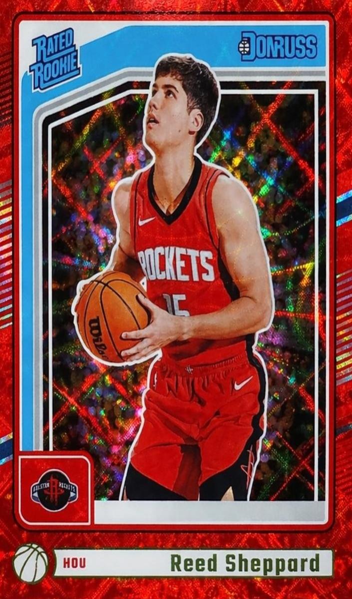 2024 Panini Donruss Basketball Red Wedges Reed Sheppard #202