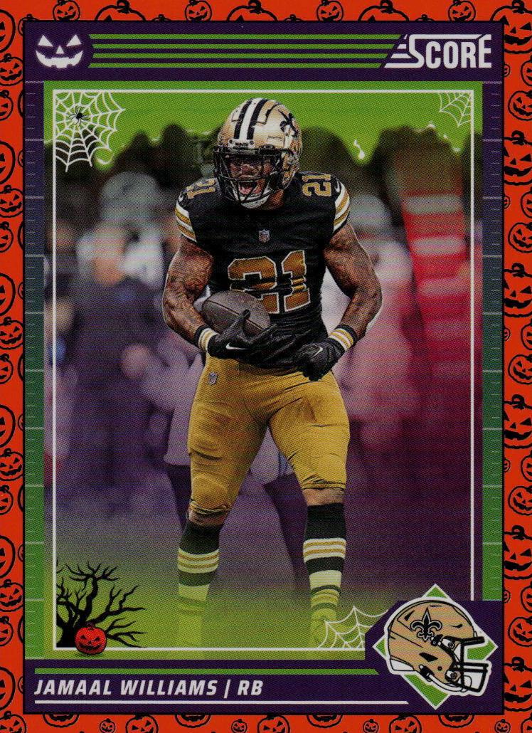 2024 Panini Score-a-Treat Football Pumpkin Jamaal Williams #201