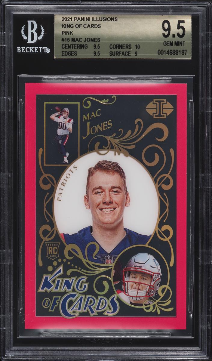 2021 Panini Illusions Football Pink Mac Jones #KC-15