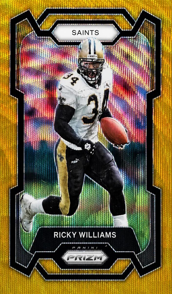 2023 Panini Prizm Football Gold Wave Ricky Williams #215