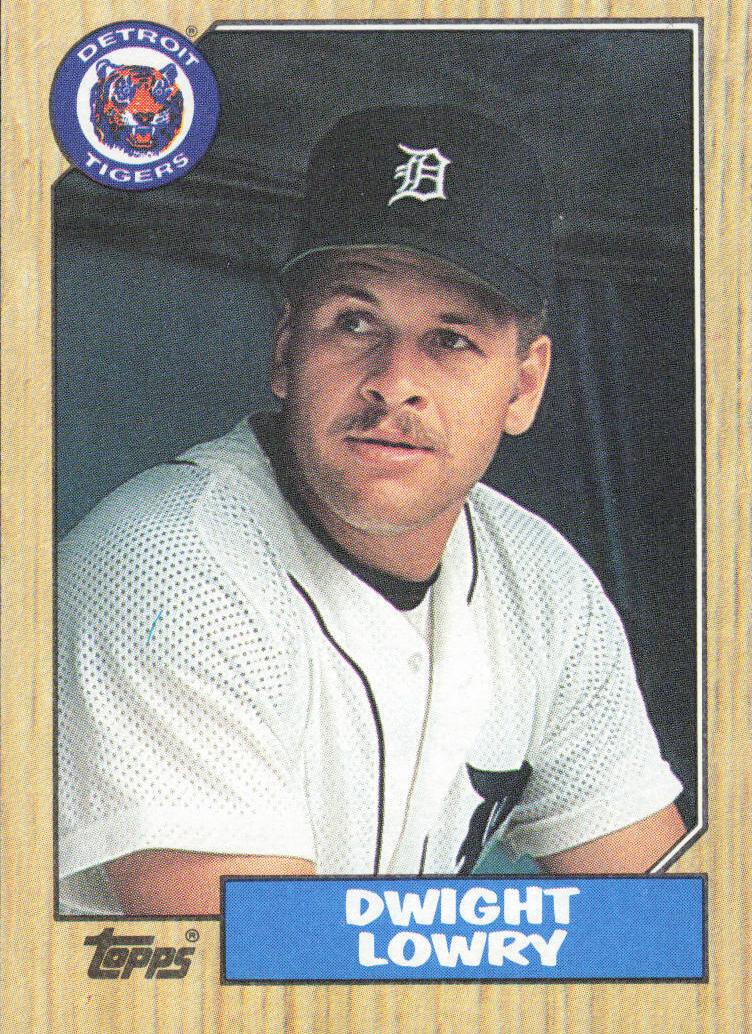 1987 Topps Baseball Dwight Lowry #483