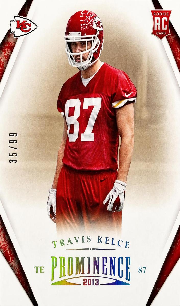 2013 Panini Prominence Football Platinum Travis Kelce #192