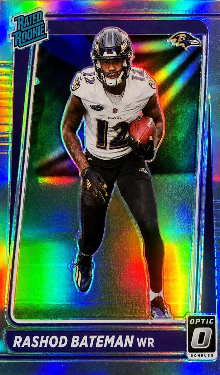 2021 Donruss Optic Football Holo Rashod Bateman #210
