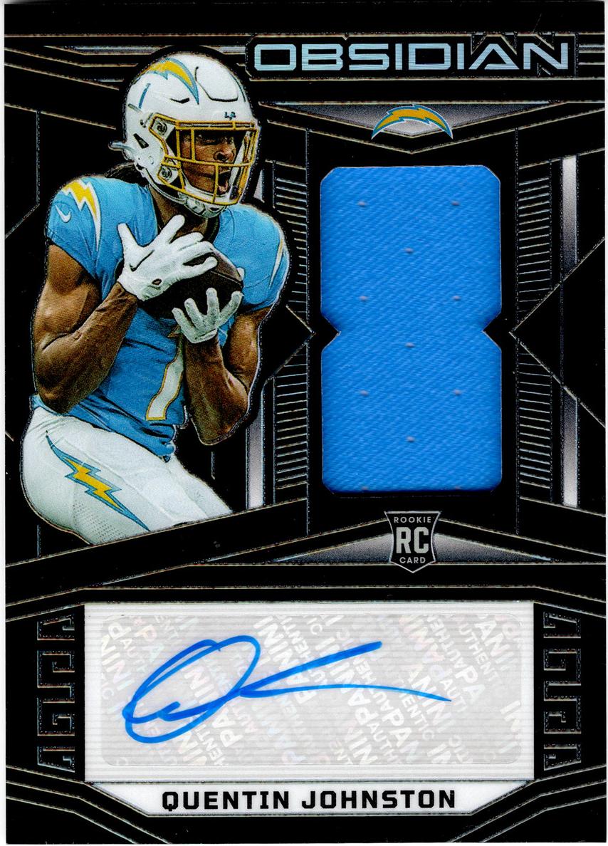 2023 Panini Obsidian Football Quentin Johnston #217