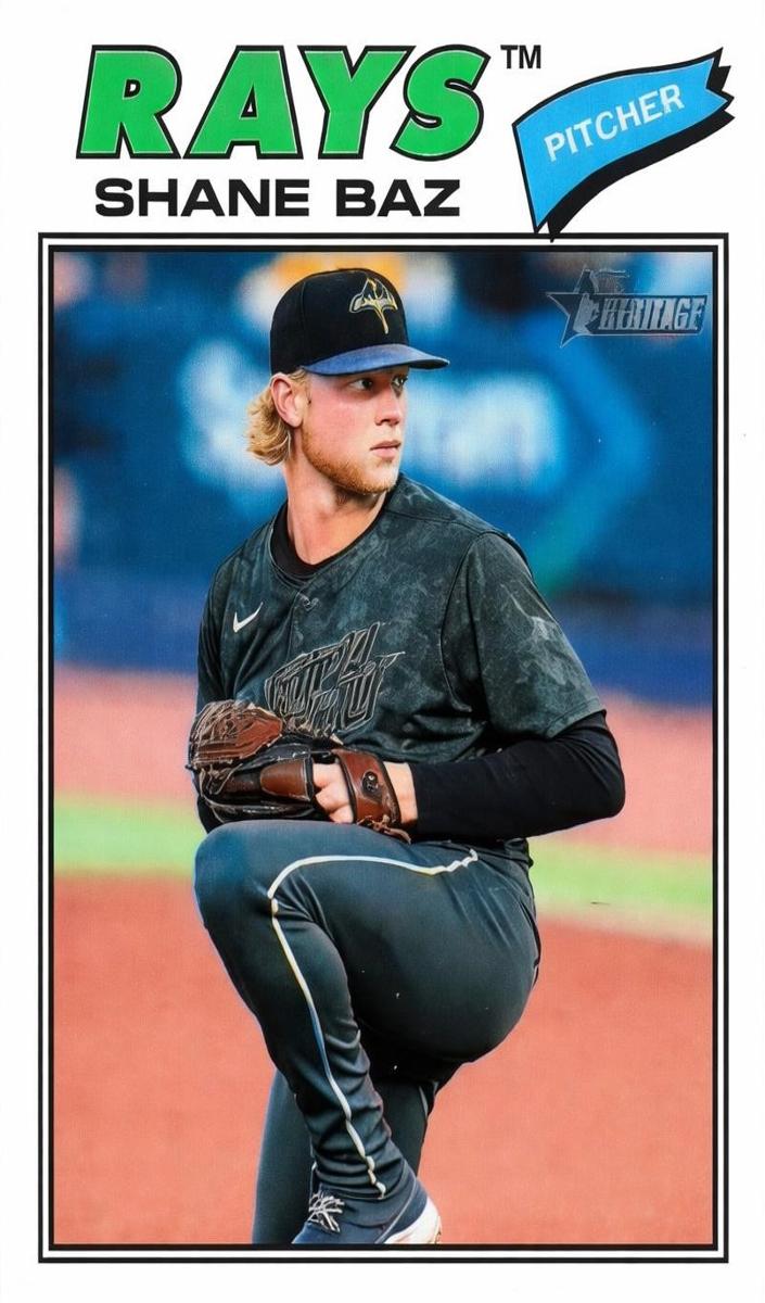 2026 Topps Heritage Baseball Shane Baz #348