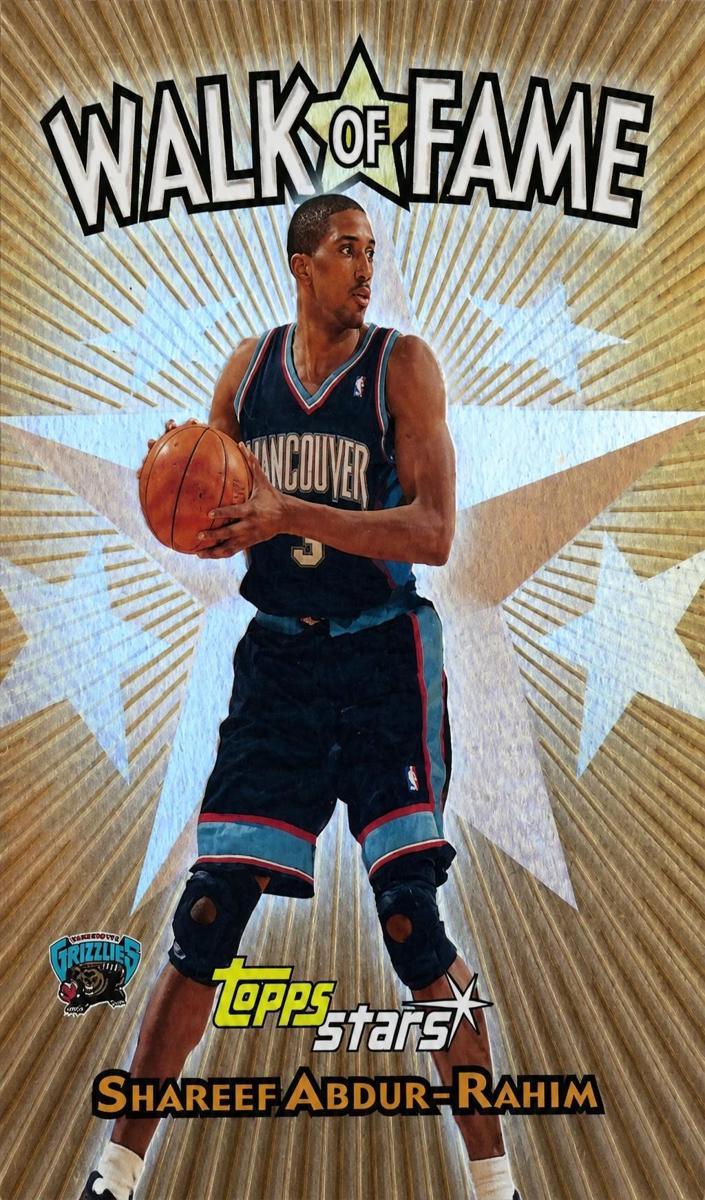 2000 Topps Stars Basketball Shareef Abdur-Rahim #WF10
