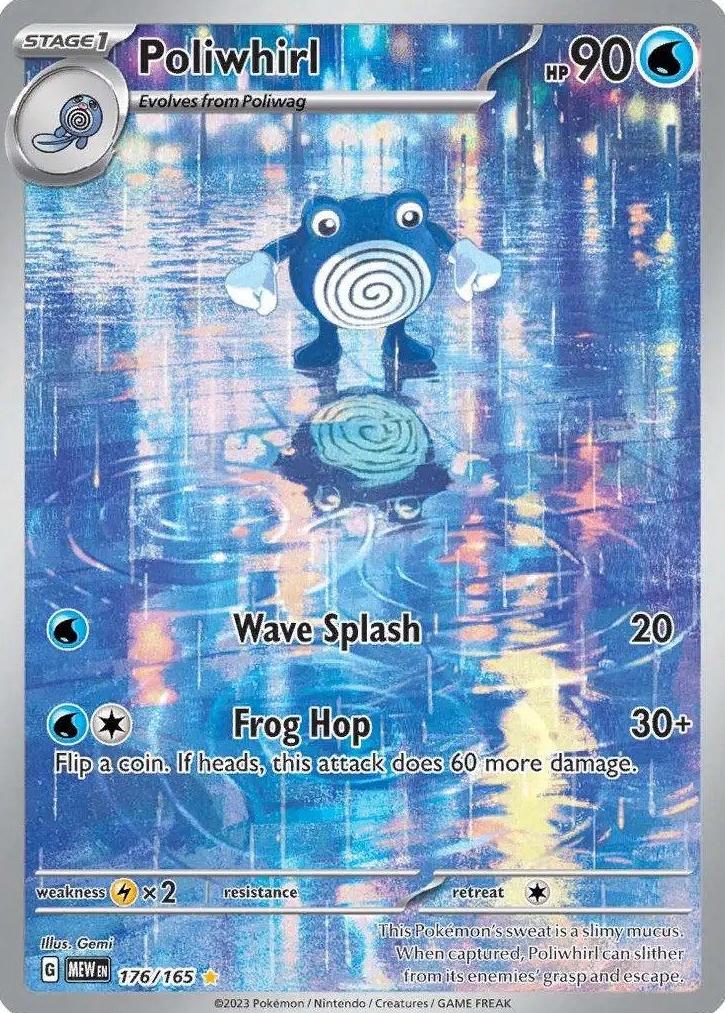 2023 Pokemon Scarlet & Violet 151 Poliwhirl #176 PSA 10