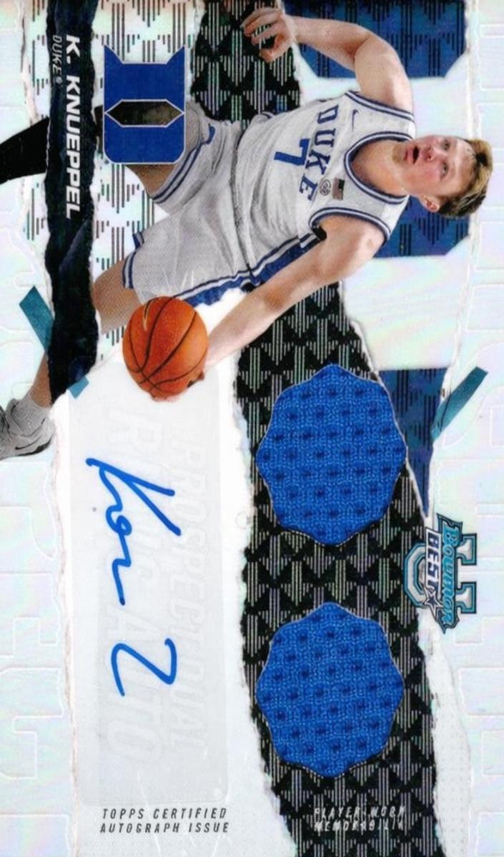 2024 Bowman Best University Basketball Kon Knueppel #PDRA-KKN PSA 8