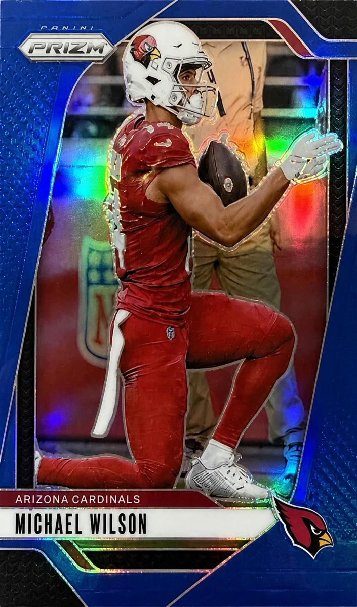 2024 Panini Prizm Football Blue Michael Wilson #3