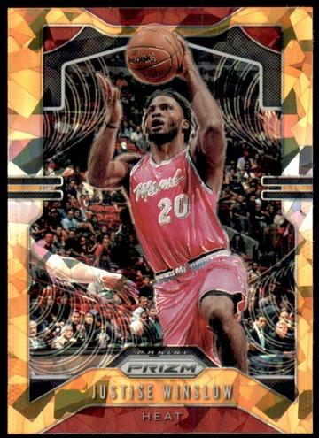 2019 Panini Prizm Basketball Orange Ice Justise Winslow #230
