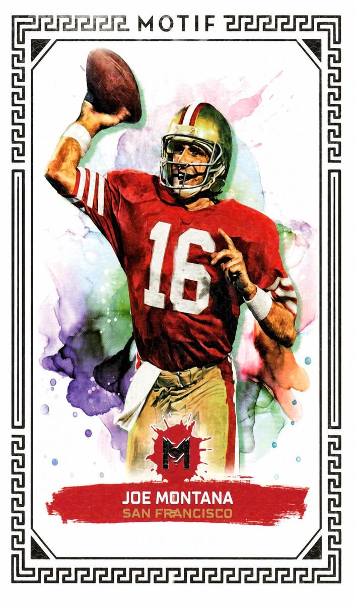 2023 Topps Motif Football Joe Montana #89