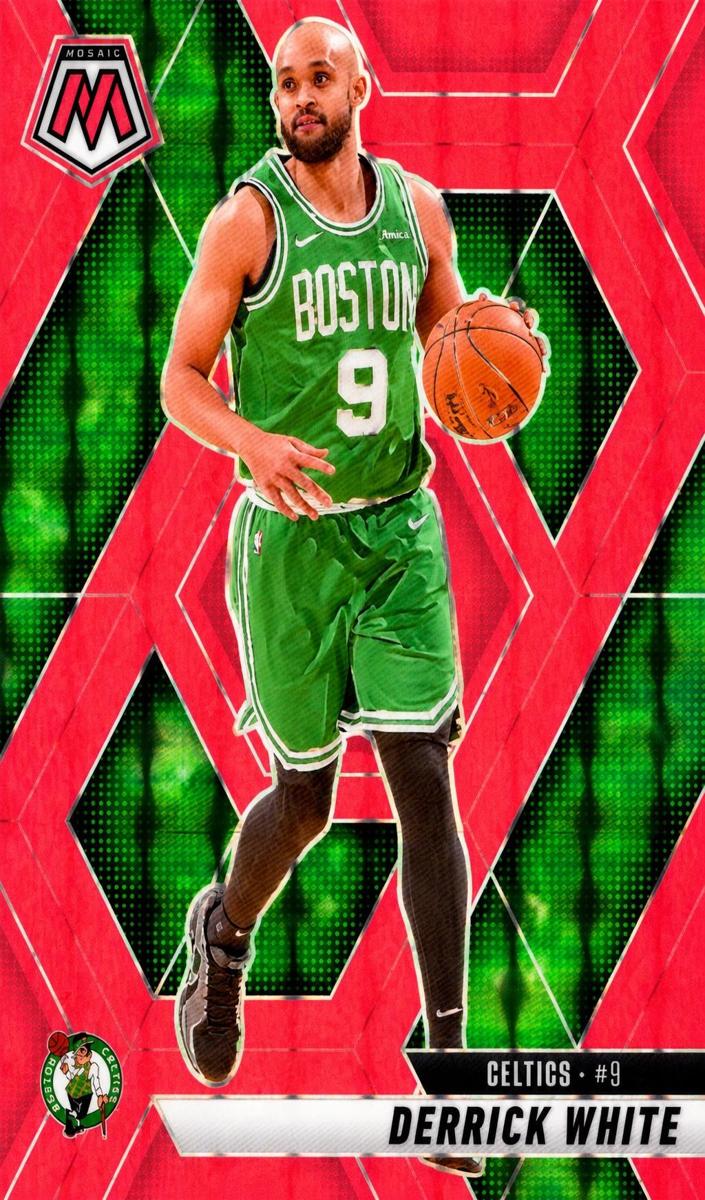 2024 Panini Mosaic Basketball Red Fluorescent Derrick White #66
