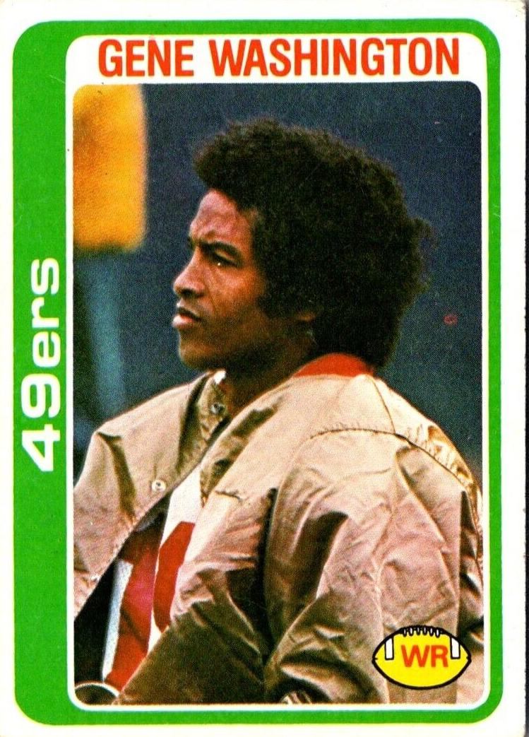 1978 Topps Football Gene Washington #403