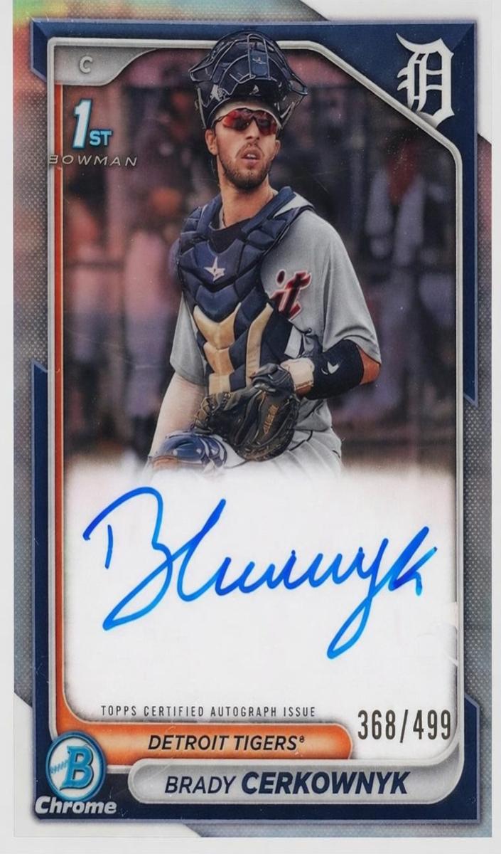 2024 Bowman Chrome Baseball Refractor Brady Cerkownyk #CPA-BCE