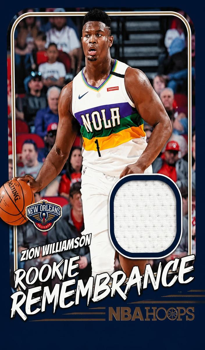 2022 Panini Hoops Basketball Zion Williamson #RR-ZWN SGC 8