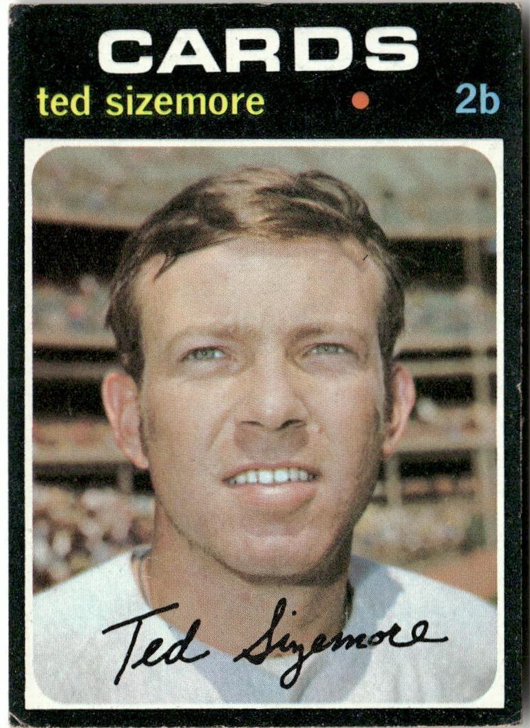 1971 Topps Baseball Ted Sizemore #571 PSA 8