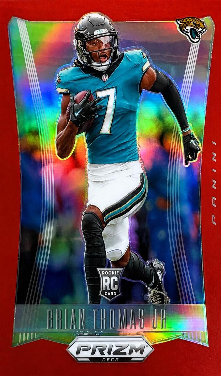 2024 Panini Prizm Deca Football Red Brian Thomas Jr. #148