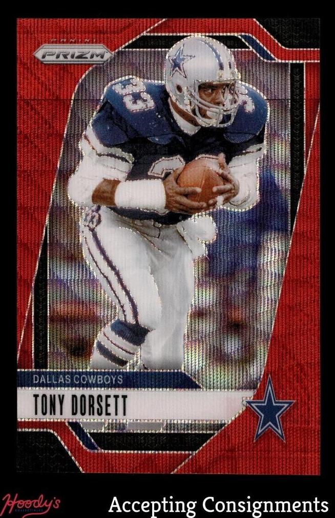 2024 Panini Prizm Football Red Wave Tony Dorsett #81