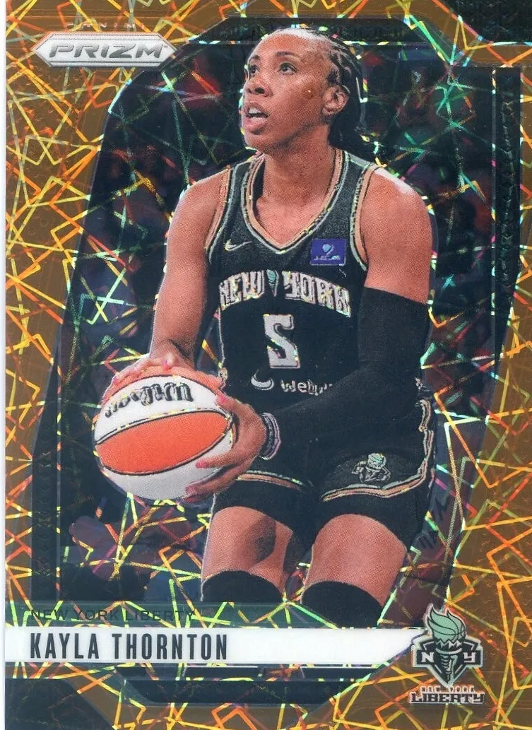 2024 Panini Prizm WNBA Basketball Orange Velocity Kayla Thornton #90