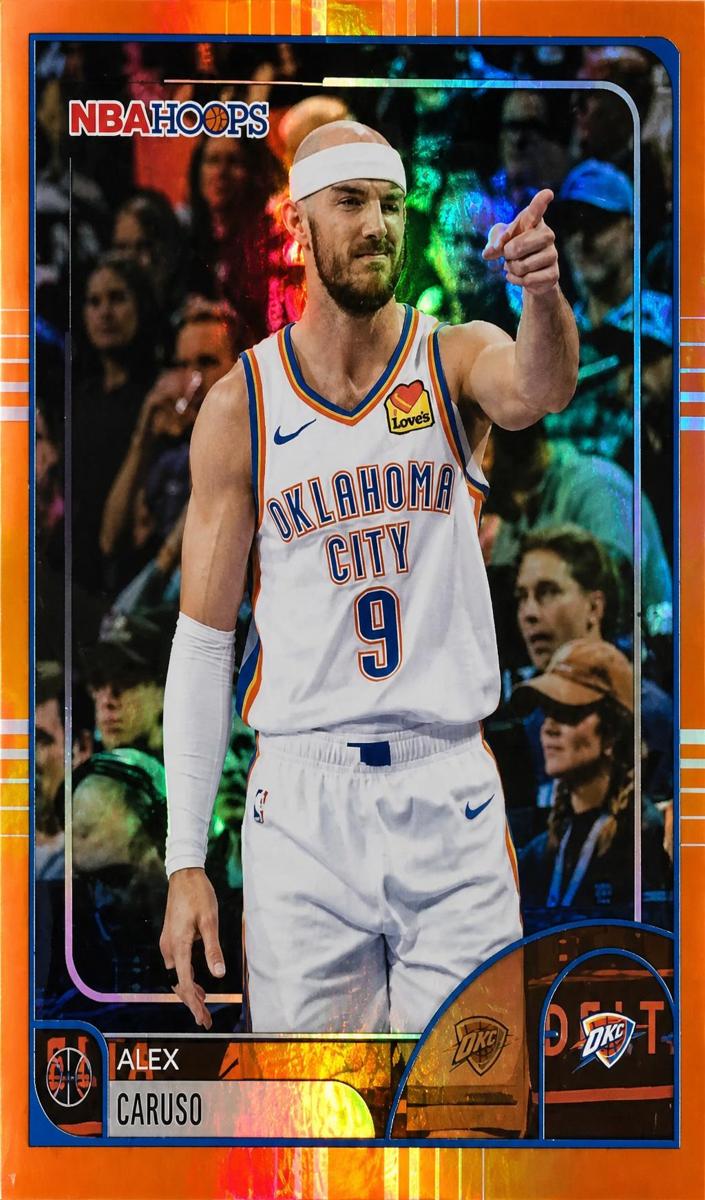 2025 Topps NBA Hoops Basketball Orange Hoops Alex Caruso #24