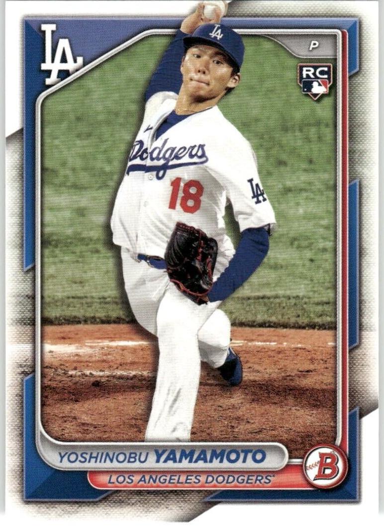 2024 Bowman Baseball Yoshinobu Yamamoto #36 PSA 9
