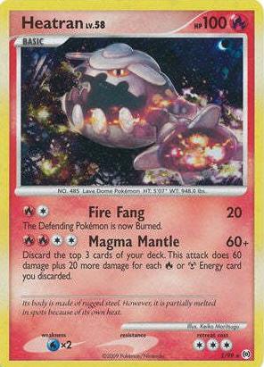 2009 Pokemon Platinum Arceus Heatran #3