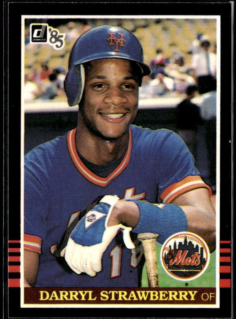1985 Donruss Baseball Darryl Strawberry #312 PSA 9